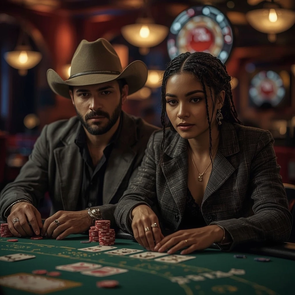 foto di due giocatori di poker BIG BESTINGAME CASINO