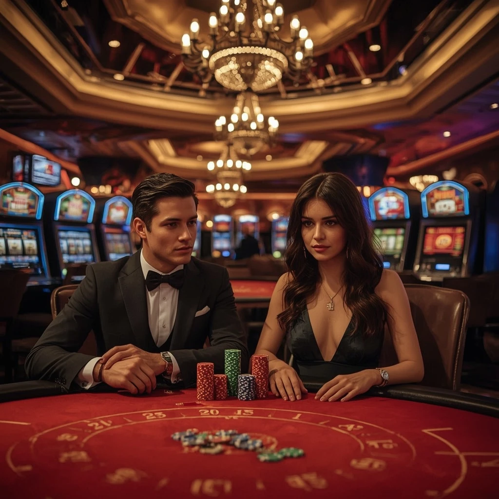 Due giocatori di poker al BIG BESTINGAME CASINO